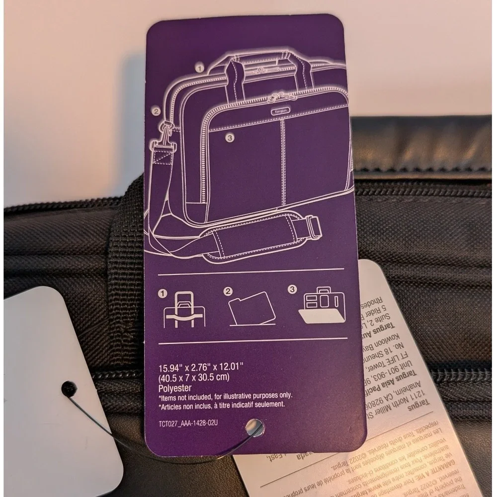Targus Classic Slim Briefcase TCT027US